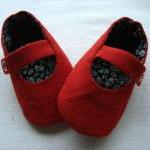 Red Baby Mary Jane Shoes Sewing Pattern And..