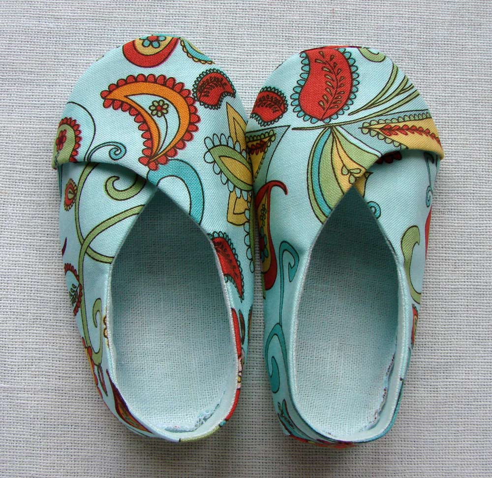 Pdf Sewing Pattern Kimono Baby Shoes 6 Sizes Diy on Luulla