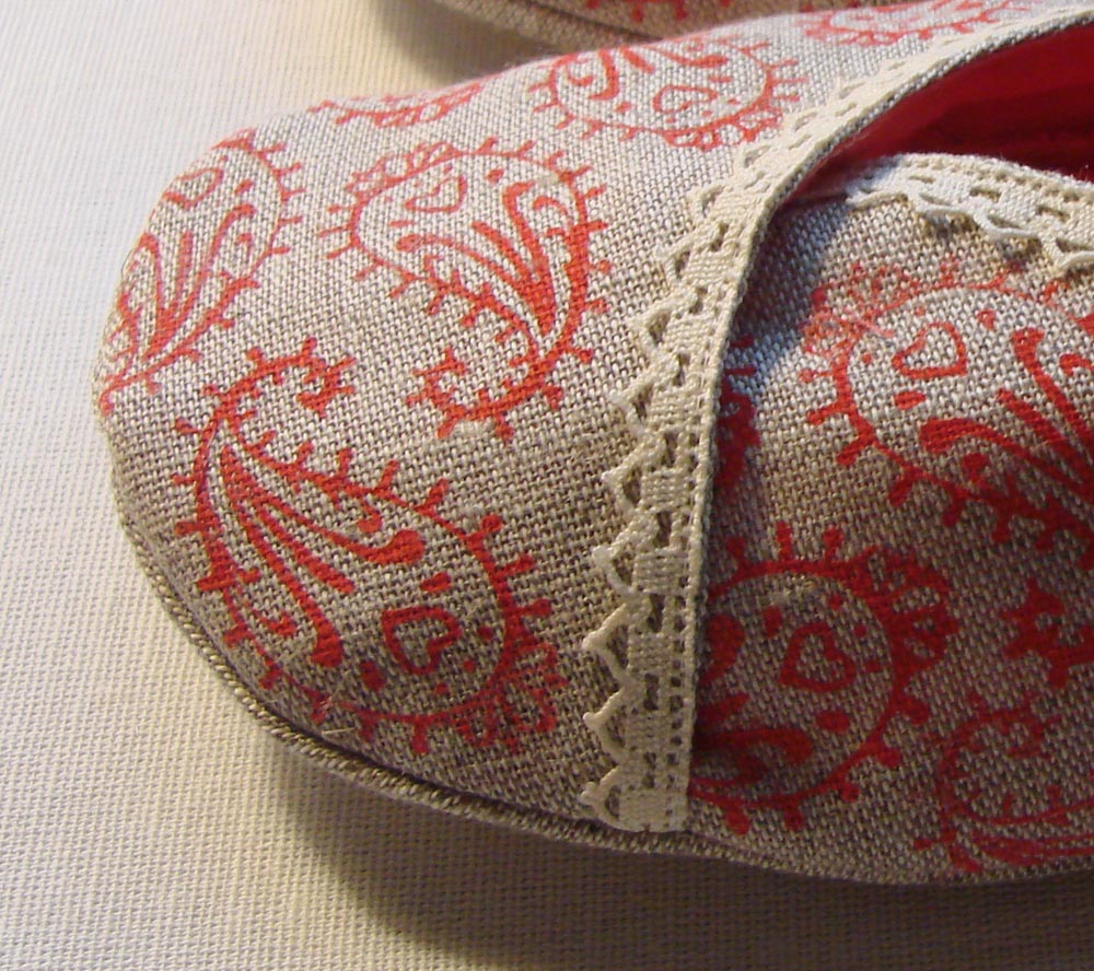 Easy Sewing Pattern For Woman's Kimono Shoes on Luulla